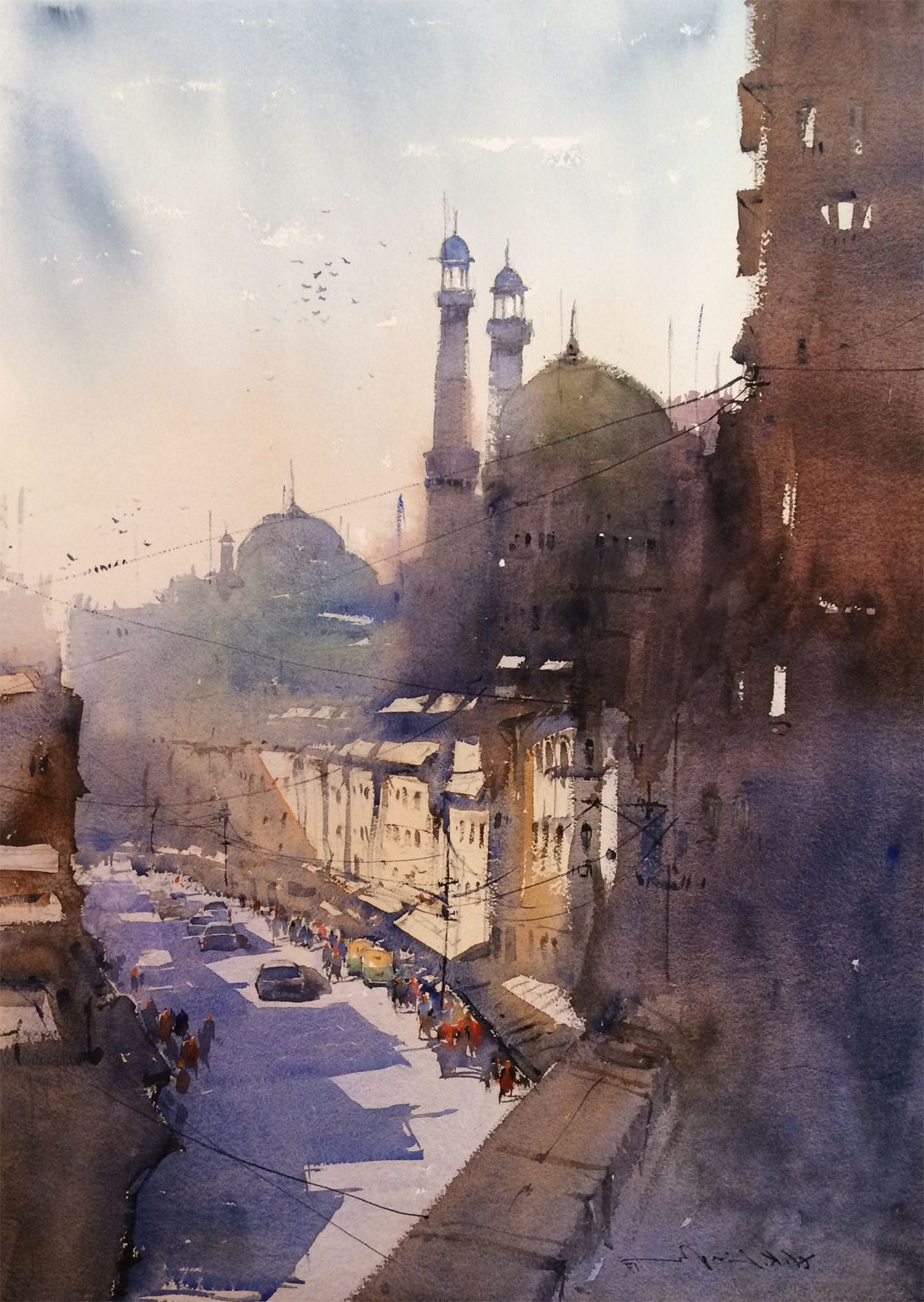 1113x1568 Indian Watercolor Painting Gallery Watercolor