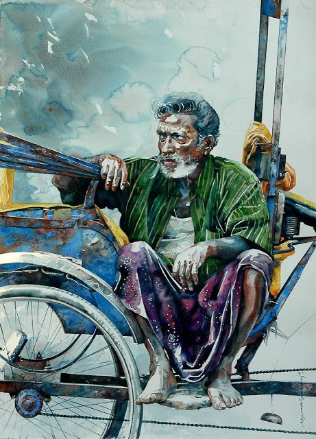 461x640 Indian Watercolor Artist