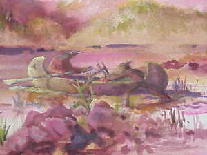 Indian Watercolor Painting