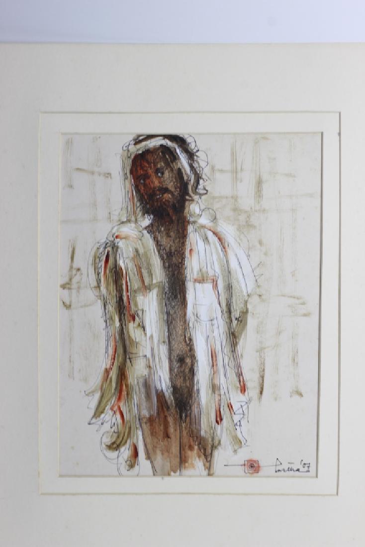 734x1100 Indian Watercolor Painting By Partha Bhattacharya