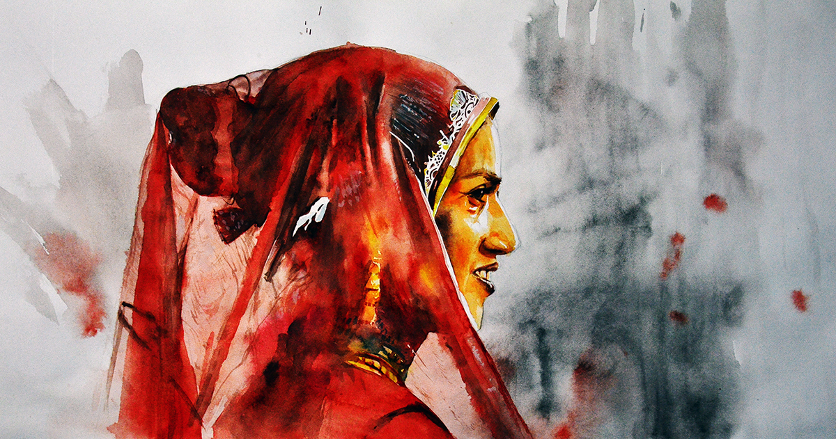 1200x631 Indian Watercolour Art 2016 On Behance