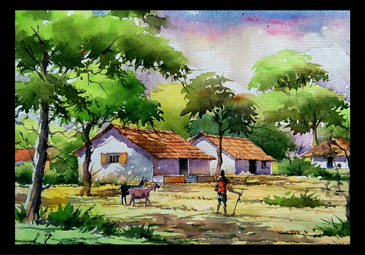 1280x895 Indian Watercolour Paintings