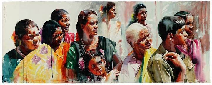 721x289 Watercolor Paintings Candidly Capture The Expressive Faces Of India
