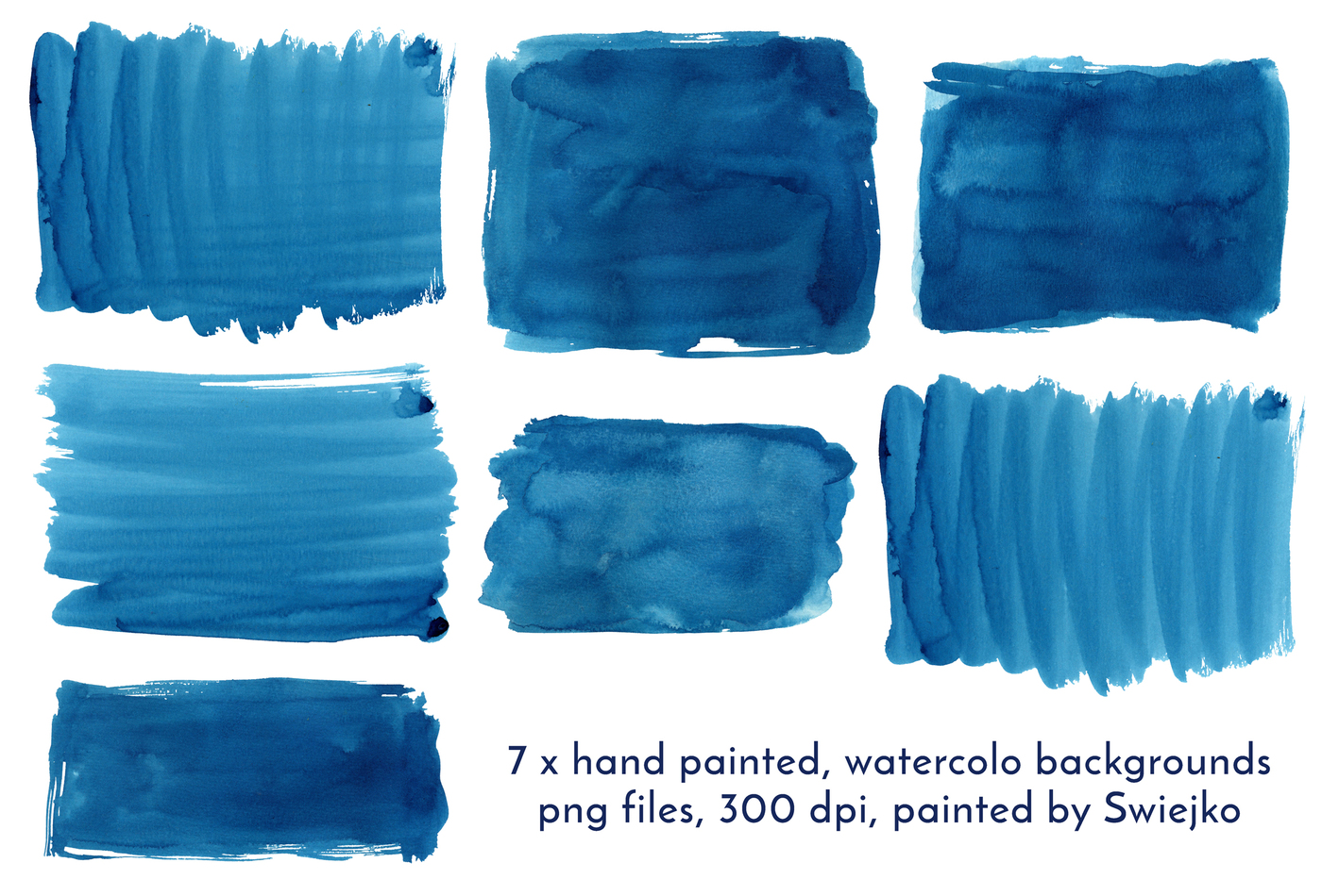 1400x950 Indigo Watercolor Background By Swiejko