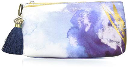 425x228 Papaya Art Indigo Watercolor Small Tassel Pouch Arts