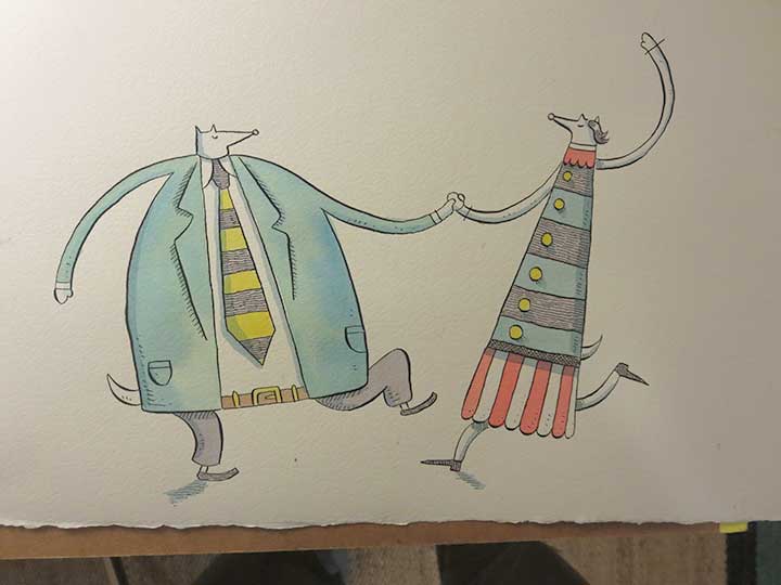 720x540 Pen, Ink And Watercolor Tutorial Mike Herrod Illustration