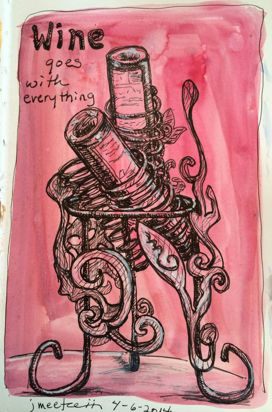 1057x1600 Sketching Around April 2014