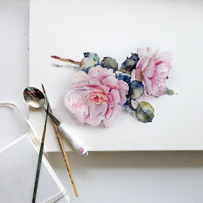 700x700 Watercolor Sketchbook From My Instagram ) On Behance