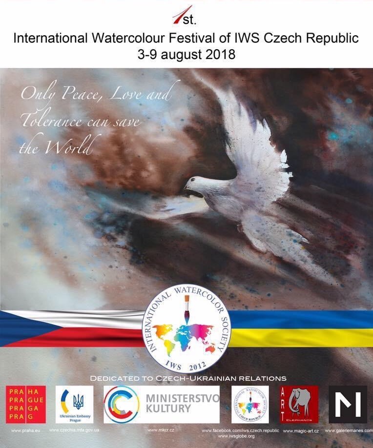 764x918 International Watercolor Festival , Czech Republic Iws Globe