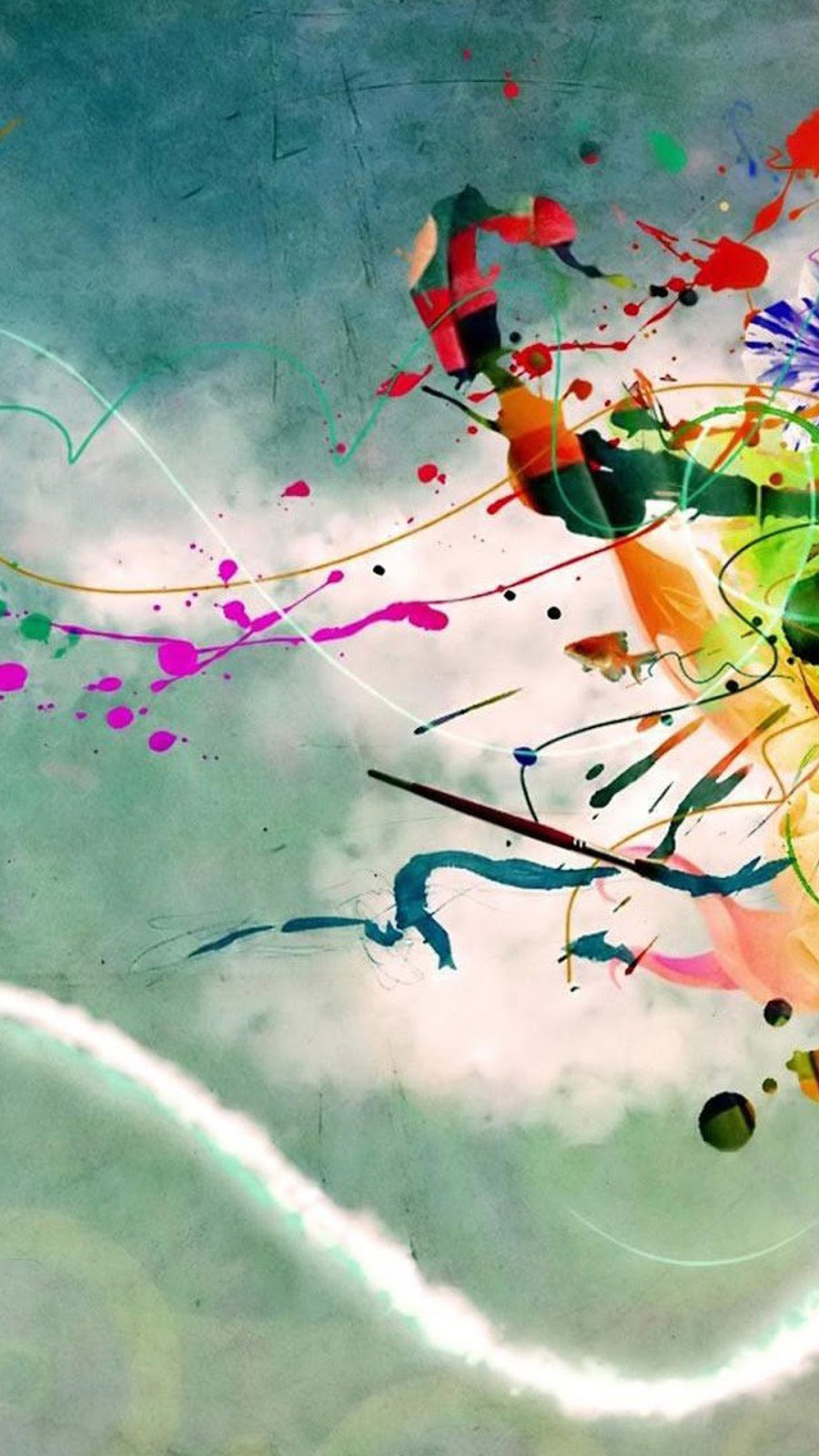 900x1600 Iphone 7 Wallpaper Watercolor