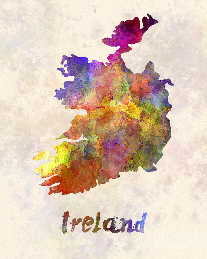 720x900 Ireland In Watercolor Painting By Pablo Romero