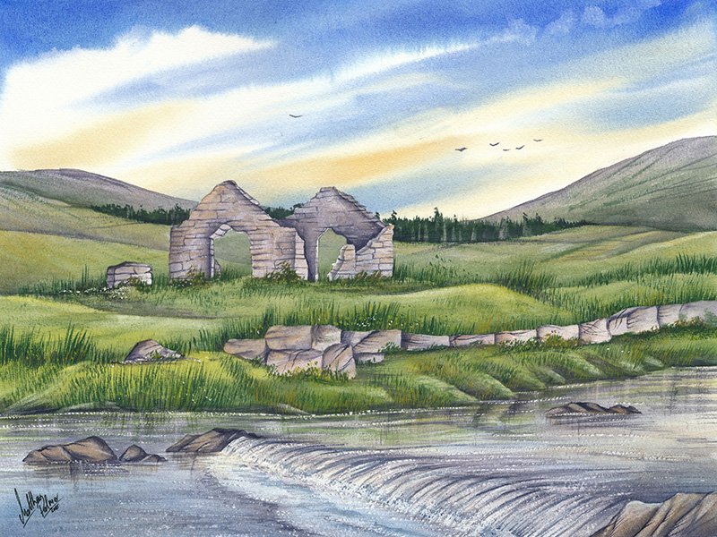 800x600 Watercolour Tutorial Paint An Irish Landscape