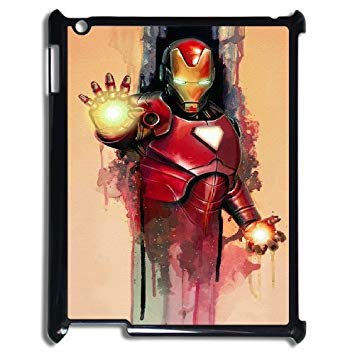 355x355 Ironman Watercolor 3d 2d Ipad 2,3,4 Case Amazon.co.uk Electronics