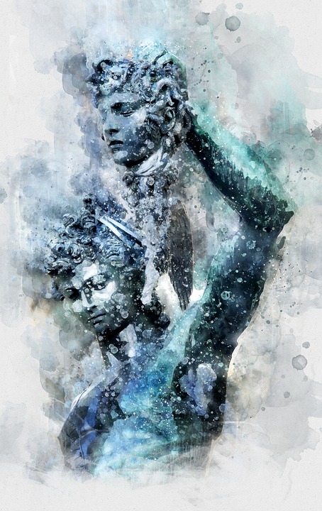 454x720 Free Photo Italy Statue Medusa Italian Watercolor