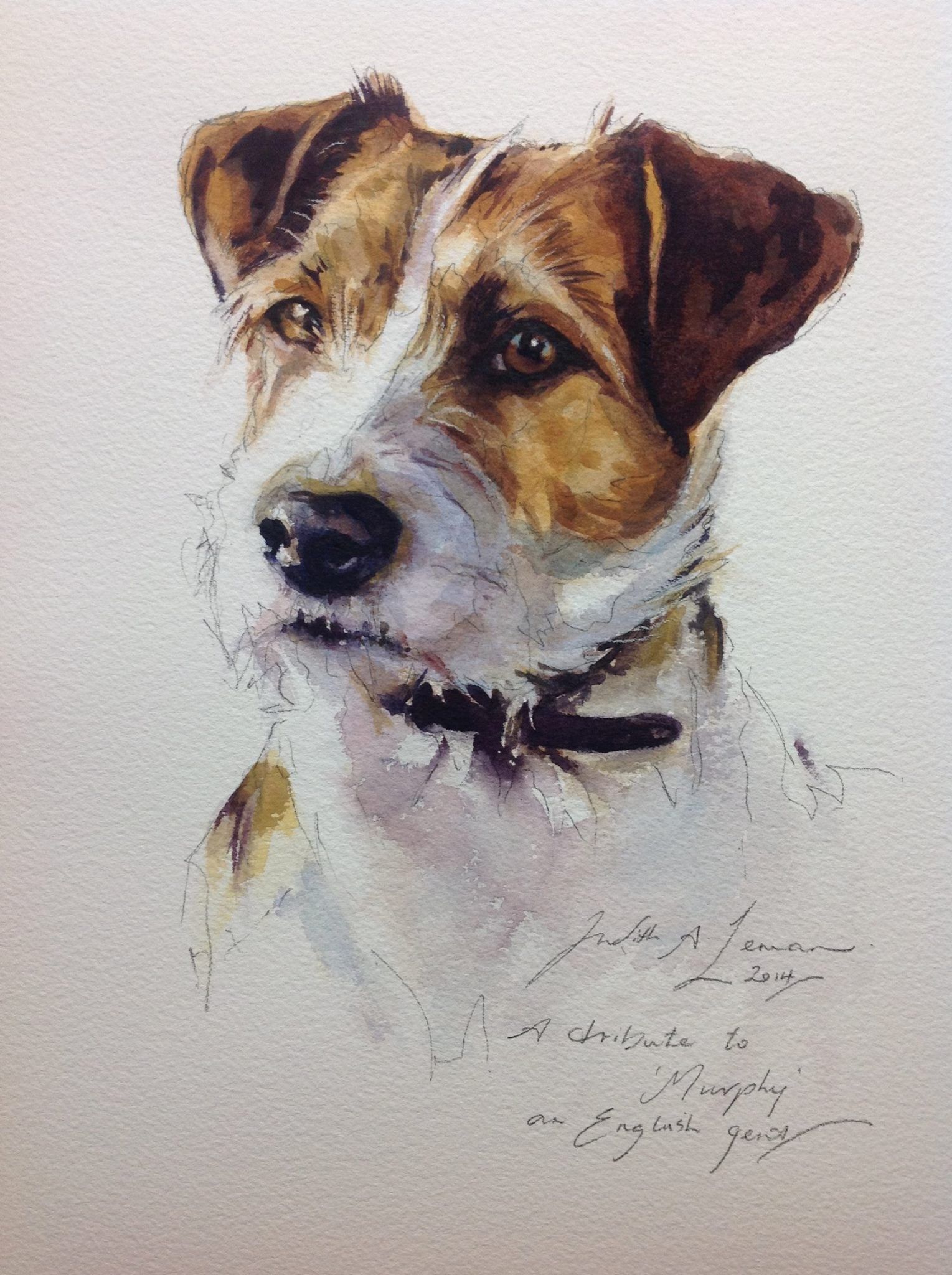 1529x2048 Jack Russell Terrier Painting