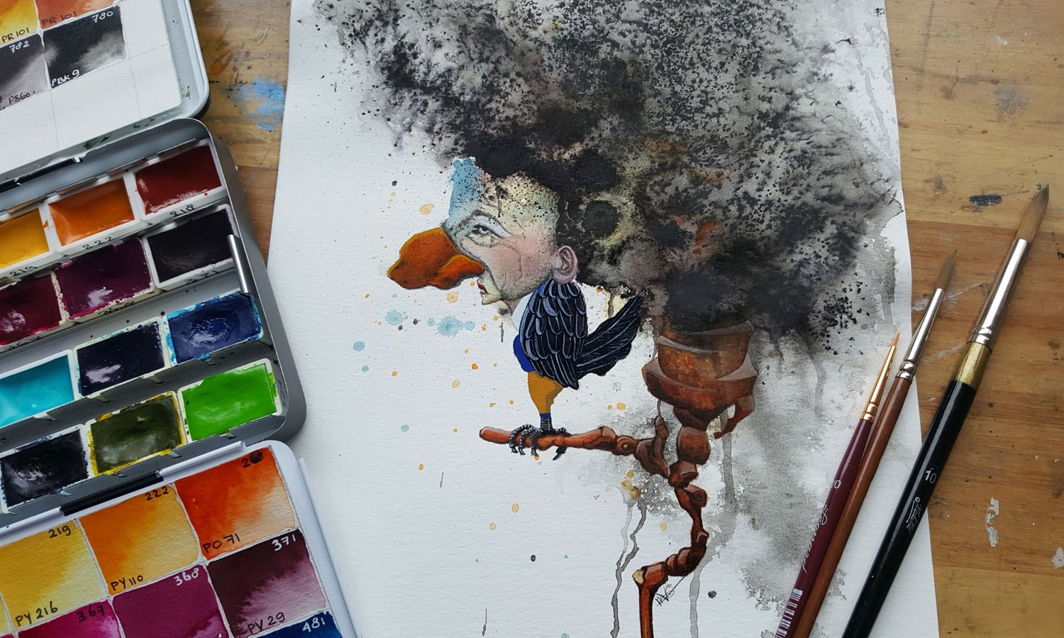 1500x899 New Painting And M. Graham Watercolor Paint Review