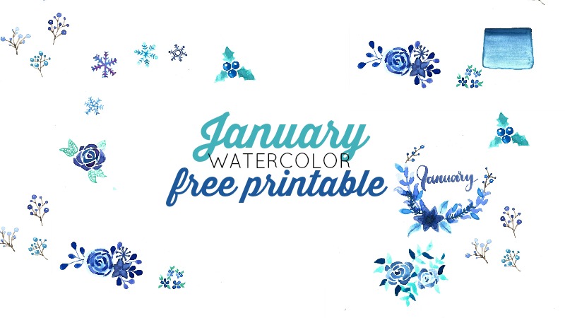 800x450 January Watercolor Freebie