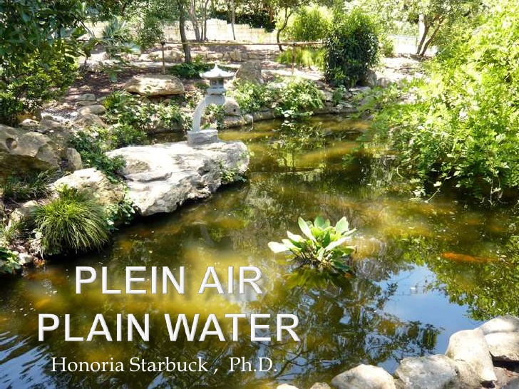 728x546 Plein Air Plain Water Watercolor Paintings Of Japanese Garden