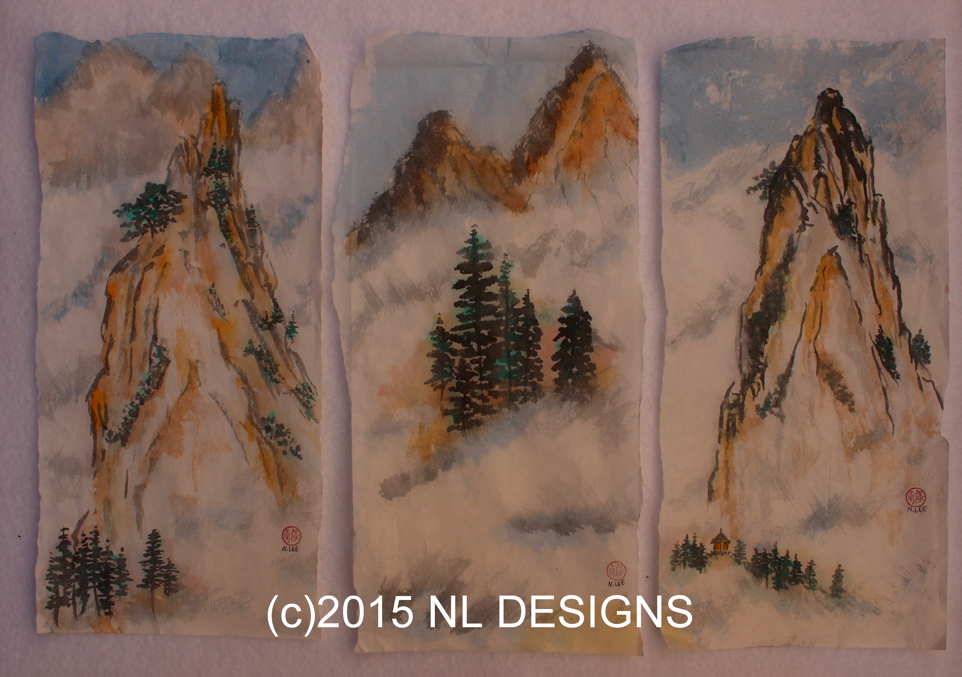 3920x2760 Mountains In The Clouds Japanese Brush Painting Nldesignsbythesea