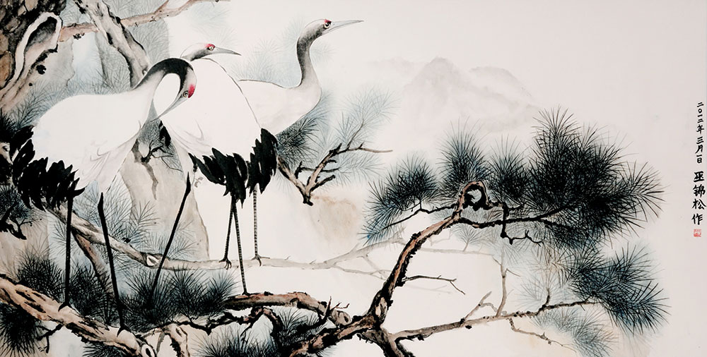 1000x506 Dartmouth Medicine Magazine Art Of Medicine Japanese Crane