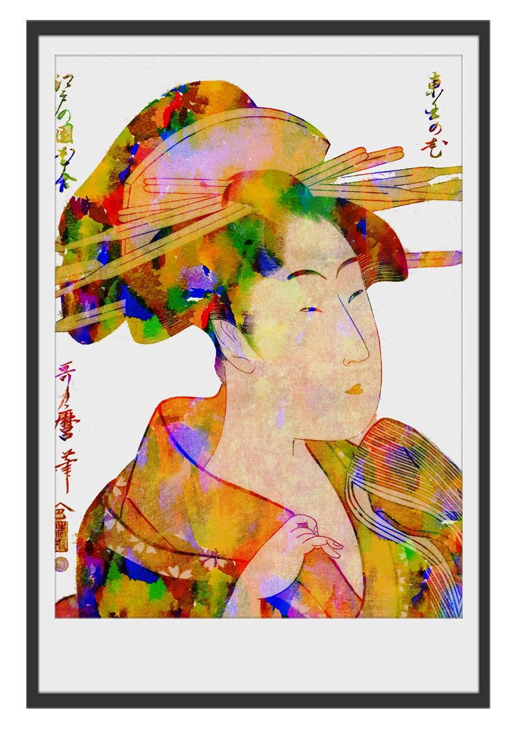 752x1063 Japanese Woodblock Print, Japanese Watercolour, Japanese Prints