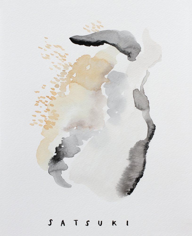 815x1000 Gentle And Minimal Watercolor Prints By Satsuki Shibuya Art