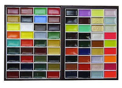 400x289 Kissho Gansai Japanese Watercolor Paint New 24 35 48 72 100 Colors