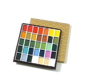 300x291 Kissho Gansai Japanese Watercolors 35 Colors Set Watercolor Paint
