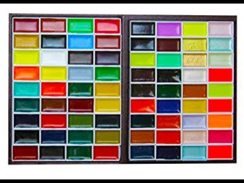 480x360 Kissho Gansai Japanese Watercolor Paint 72 Colors Set (Part 1