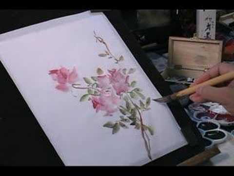 480x360 Watercolor Painting Tutorial Roses And Butterfly