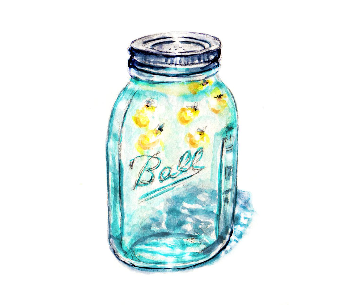1500x1293 ~ Lightning Bugs In A Jar