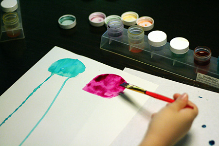 450x300 Watercolor Jellyfish Painting