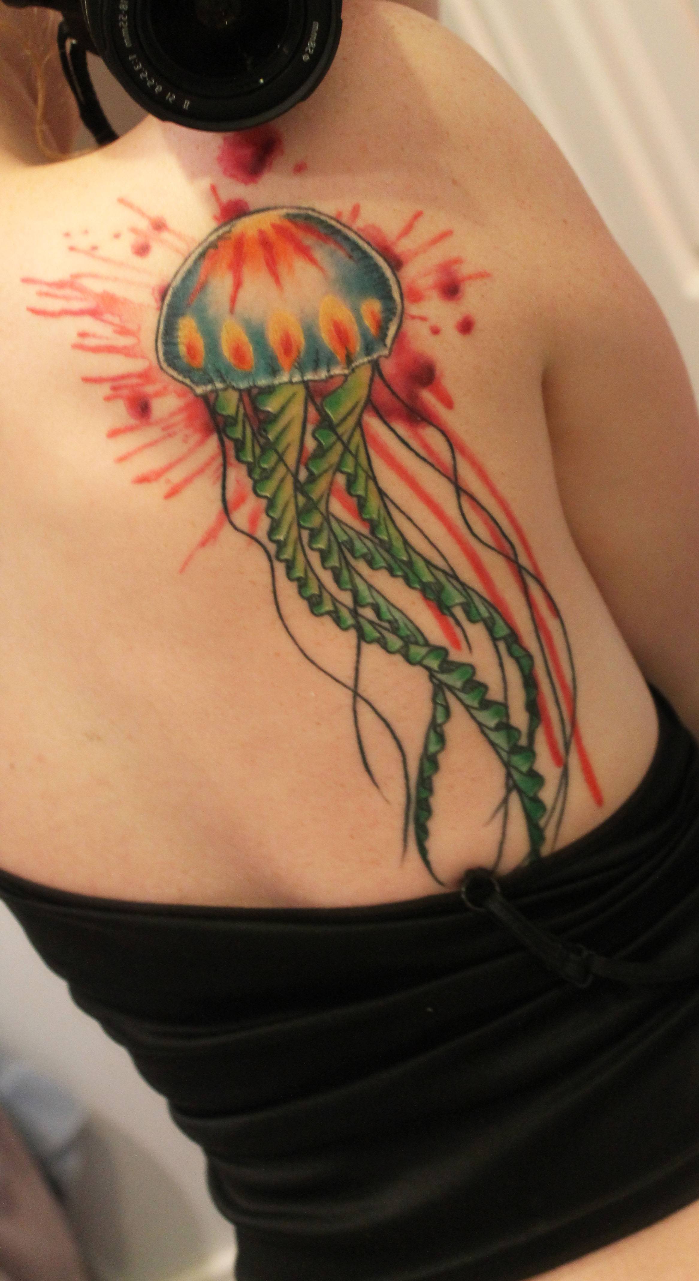 2333x4272 Finished Watercolor Jellyfish! Done By Lily