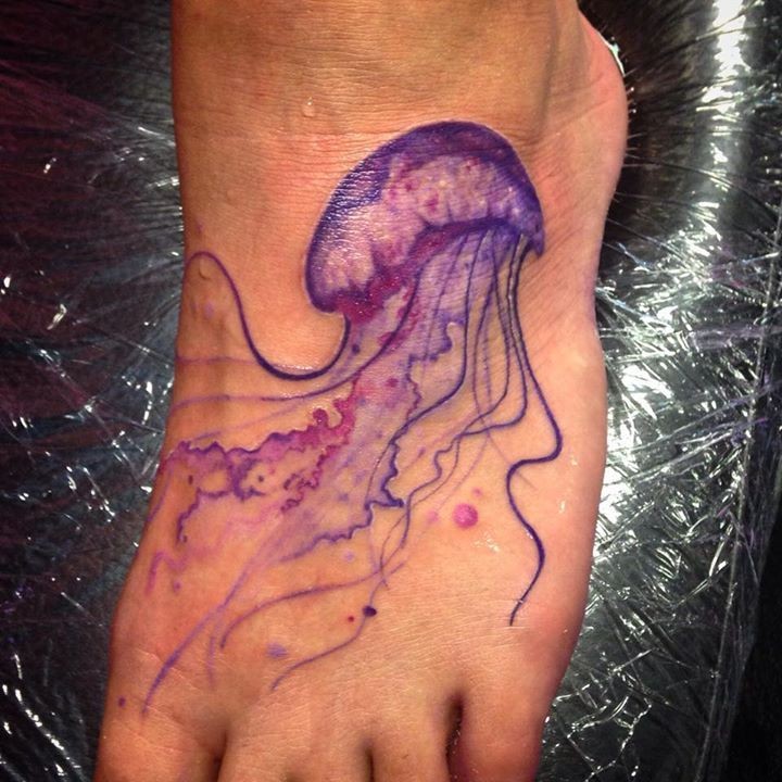 720x720 Purple Jellyfish Tattoo