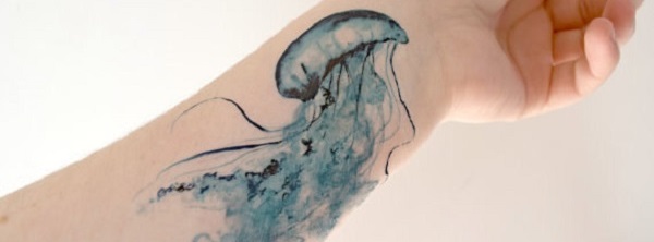 600x222 50 Jellyfish Tattoo Ideas
