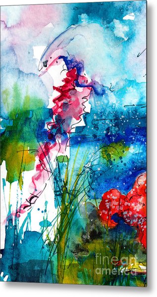 317x600 Jellyfish Watercolor Painting By Ginette Callaway