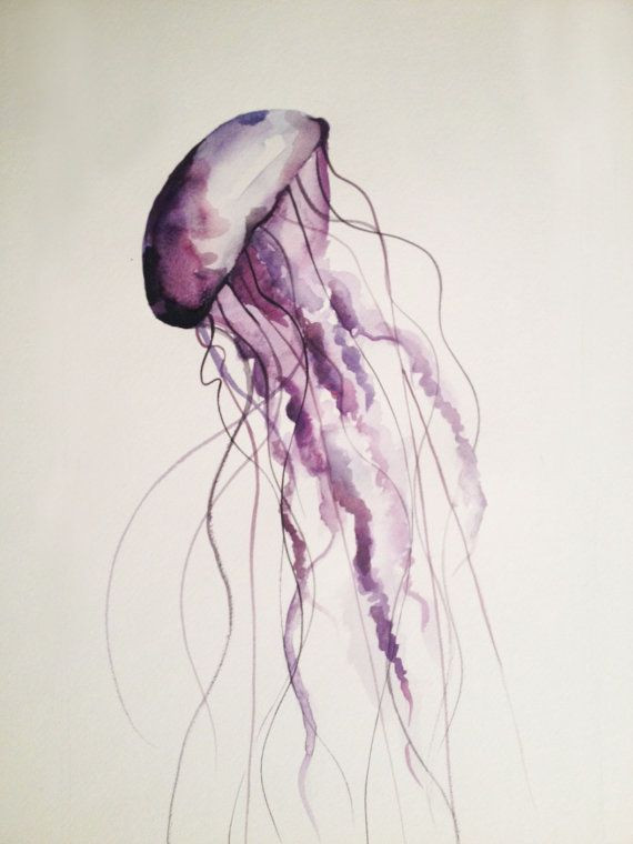 570x760 Download Jellyfish Watercolor Tattoo