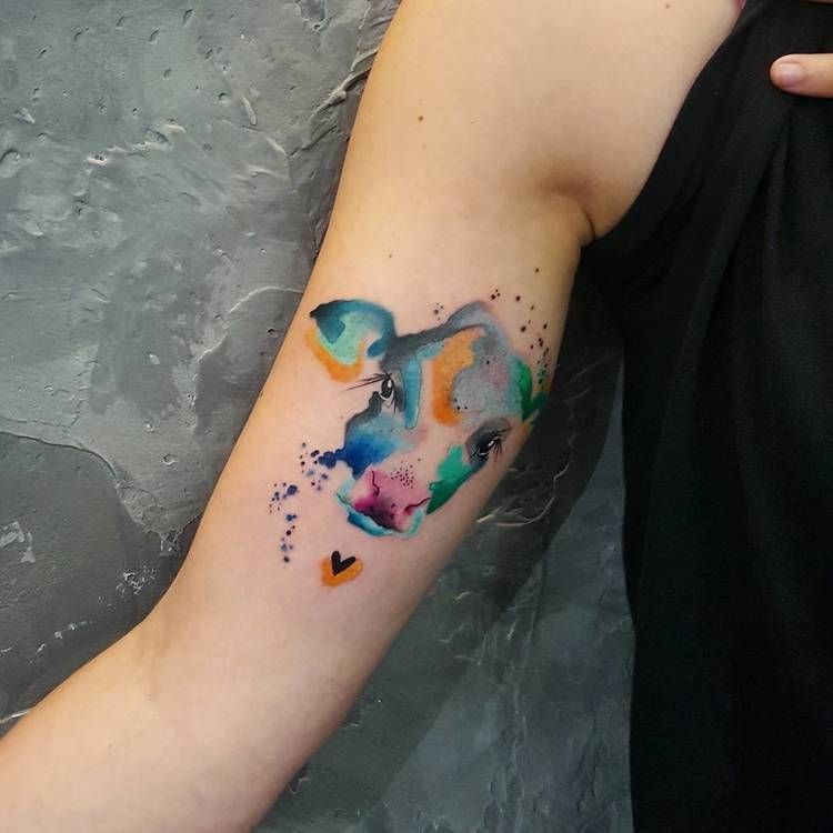 750x750 Watercolor Jellyfish Tattoo
