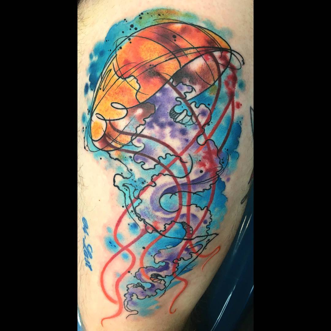 1080x1080 All Star Tattoo Another Being Beautiful Watercolor Tattoo By