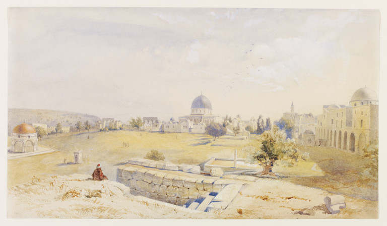768x448 Jerusalem. Mount Moriah The Site Of The Temple Now Occupied By The
