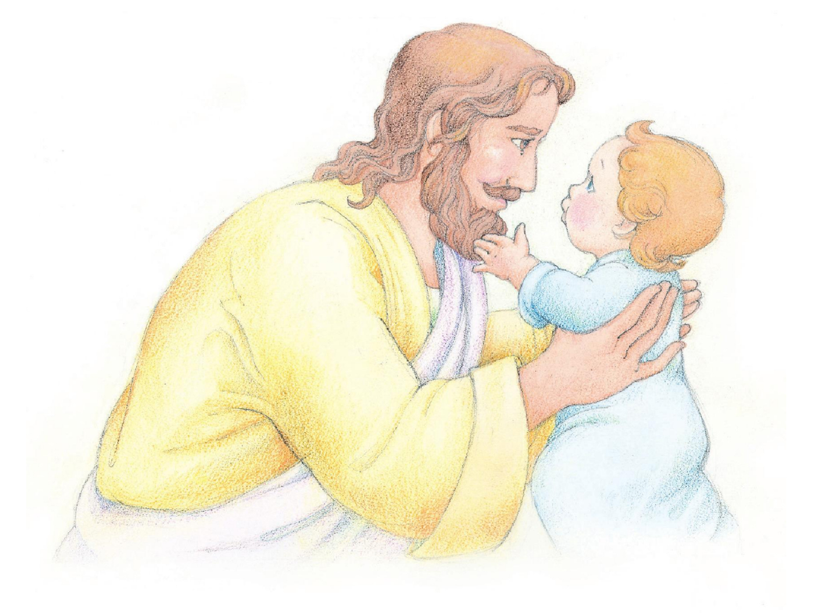1600x1200 Christ With A Child