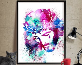 340x270 Jesus Painting Etsy
