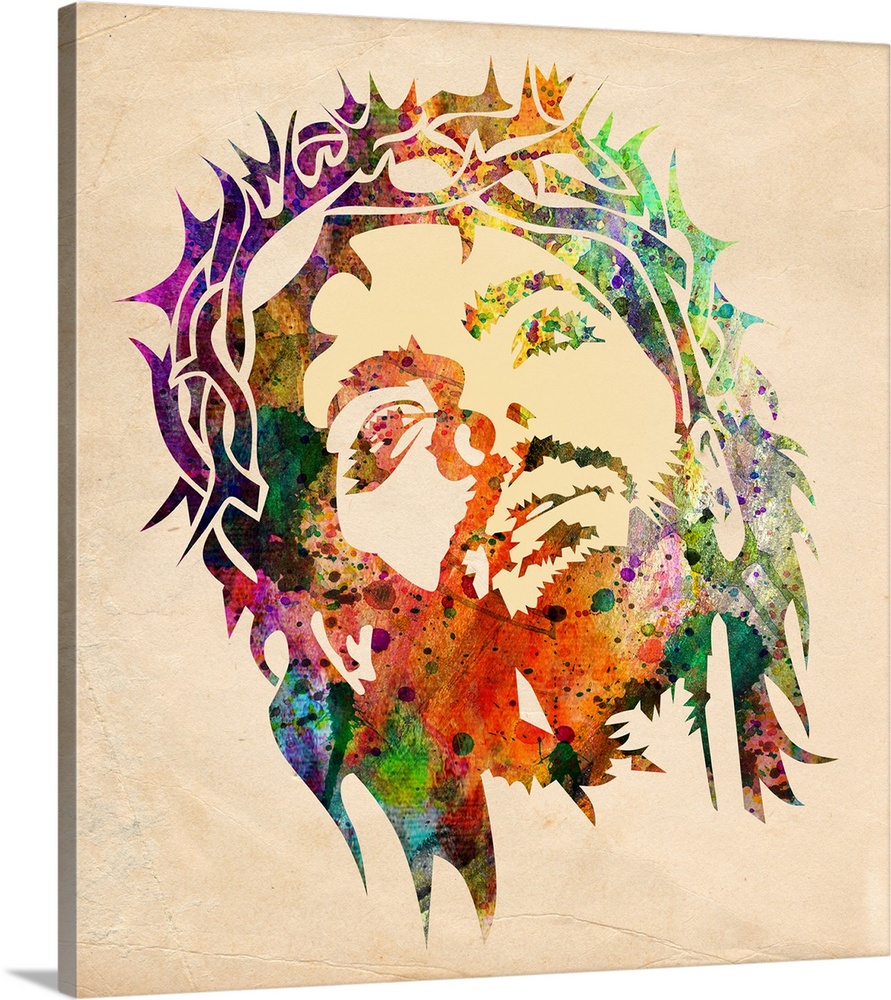 891x1000 Jesus Watercolor Wall Art, Canvas Prints, Framed Prints, Wall