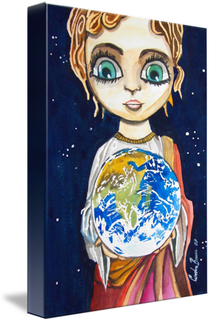 424x650 Child Jesus Watercolor Painting Gordon Bruce By Gordon Bruce