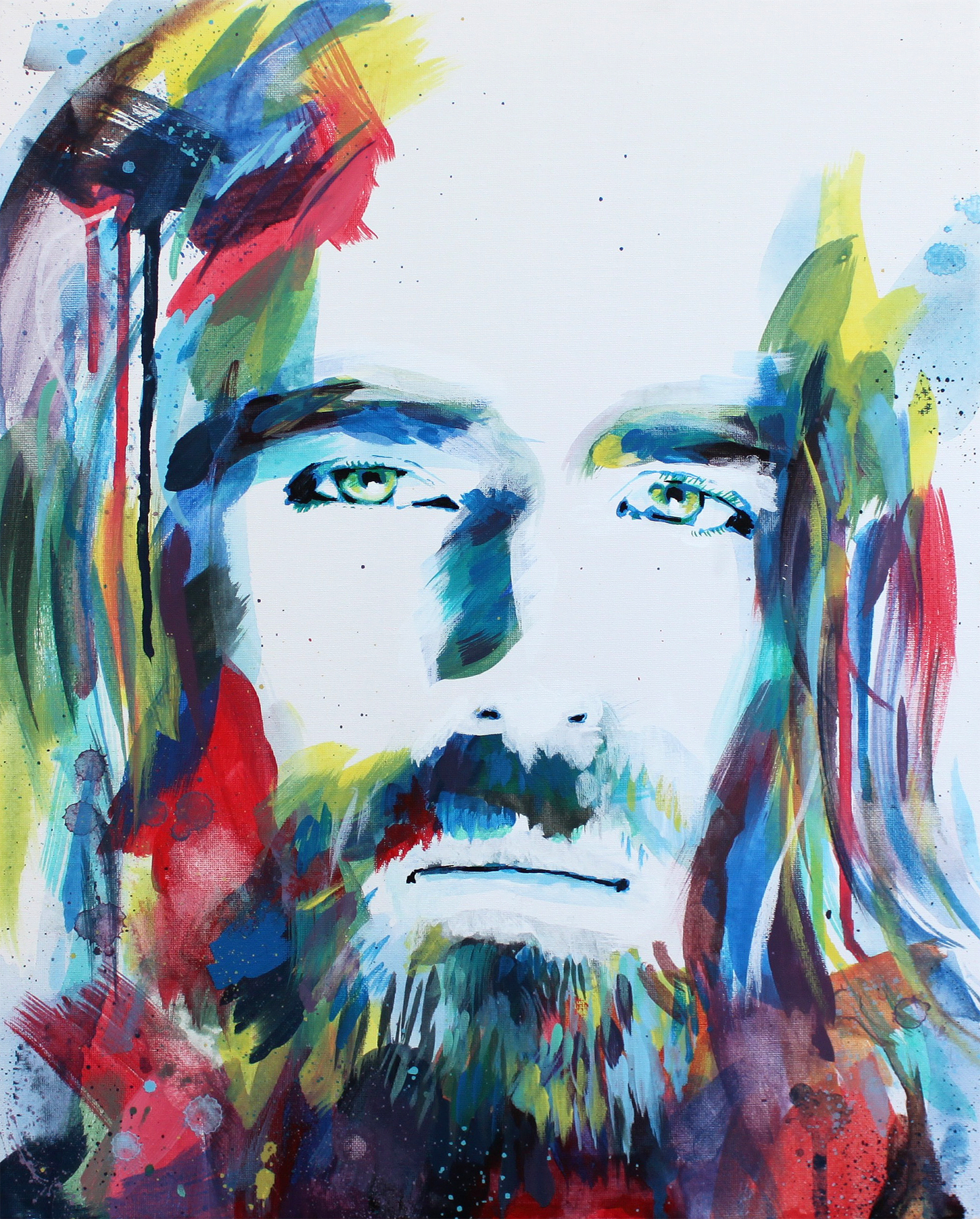 2170x2700 Colorful Creator Jesus Painting