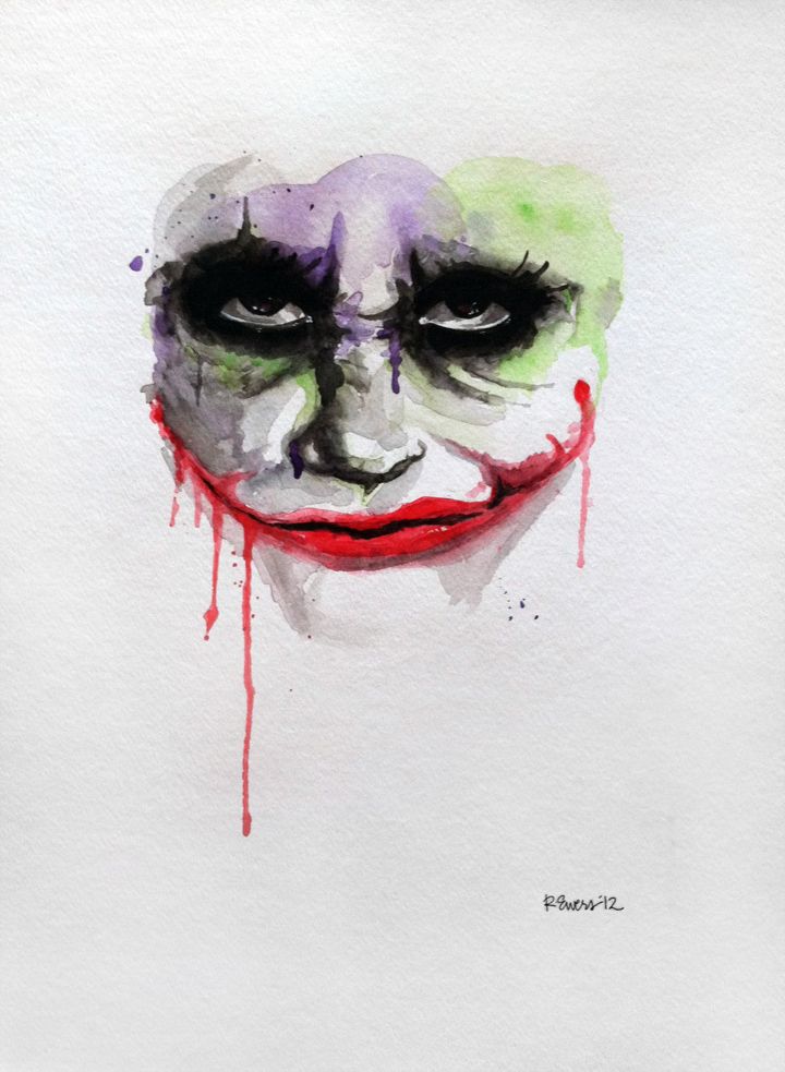 720x983 Watercolor Drip Painting