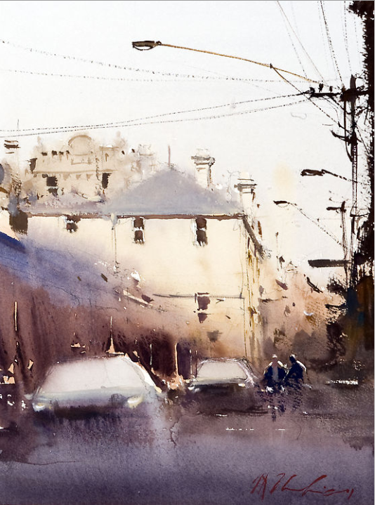534x719 Watercolor By Joseph Zbukvic