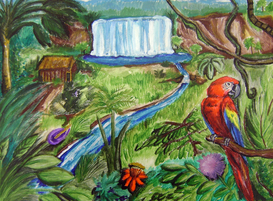 The best free Jungle watercolor images. Download from 95 free ...