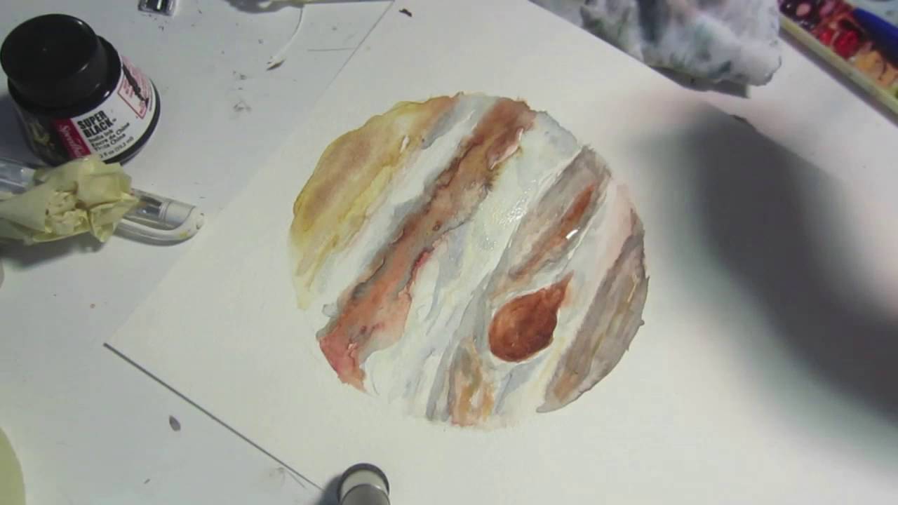 1280x720 Jupiter Watercolor