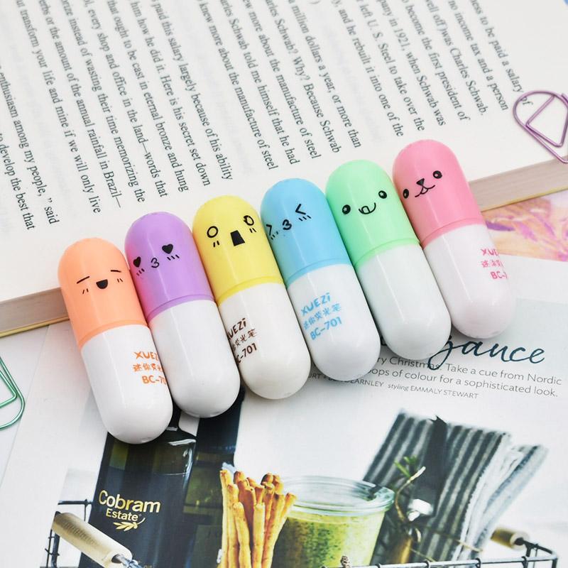 800x800 Wholesale 1bag Diy Kawaii Watercolor Pens Cute Highlighters